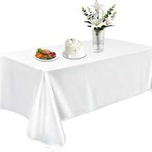 1 buc. Față de masă elegantă țesută, culoare solidă, 57,87 * 120,08 inch, stil rustic pentru cină, întâlnire pentru cupluri, ceremonie de absolvire, decor pentru catering, decor minimalist casual - Albastru regal - Vizualizare 12