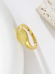 1 chiếc nhẫn nam phong cách Hip-Hop chữ HHJD, trang sức nhẫn tinh tế và tối giản, quà tặng trang sức dịp lễ. - nhẫn - Xem 5