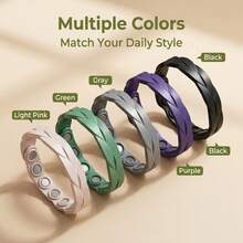1pc Sports Waterproof Silicone Bracelet, Indoor/Outdoor Running Negative Ion Energy Wristband, Gift For Men, Women, Students, Couples, Accessory - Multicolor - View 7
