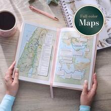 KJV Holy Bible, Giant Print Full-Size Faux Leather Red Letter Edition - Thumb Index & Ribbon Marker, King James Version, Pink (KJV Full Size GP Editions) - 預設 - 查看 3