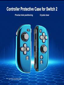 2 piezas Funda protectora desmontable para controlador de juego de 2, diseño curvo abultado, antideslizante, antisuor, anti-arañazos, mejora la experiencia de juego - Ver 1