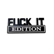 IT Edition 3D Car Sticker For Fender Bumper Auto Exterior Emblem Badge Decal Replacement Accessory In Black And White - BlackWhite - 查看 1