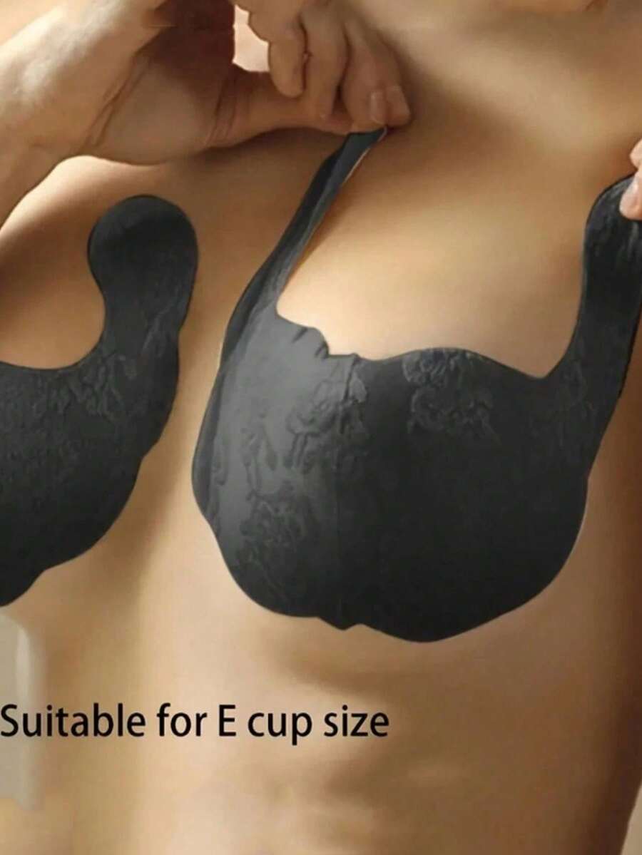 2/4pcs Invisible Breast Lift Tape, Adhesive Support Bra, Silicone Swimwear & Wedding Underwear - Multicolor - View 1
