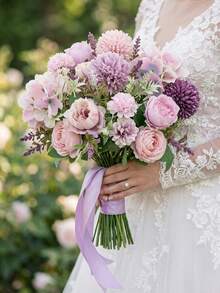 1pc/3pcs Artificial Peony, Hydrangea, Mixed Flowers, Silk Fabric, Rose Buds, Suitable For Birthday Party, Celebration, Decoration, Wedding Bouquet, Bridal Bouquet, Home Decor, Restaurant, Bedroom, Windowsill, Vase Filler, Valentine's Day Gift, New Year Decoration, Outdoor Garden, Back To School - Multicolor - View 5