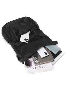 Sports Drawstring Backpack With Detachable Basketball Net Bag, Waterproof Gym Sackpack With Ball Holder & Front Pocket, Large Capacity Drawstring Bag For Basketball, Soccer & Training, Ideal For Men, Teens & Athletes, Perfect For School, Gym, Beach & Sports Games, Versatile As Gym Bag, School Backpack & Sports Equipment Organizer - Multicolor - View 8