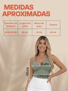 Women's Ribbed Tank Top In The Color Of The Year. Great Fit. Basic And Easy To Match. Minimalist With V-Neck And Neck Tie. Summer. - Terracotta - View 4