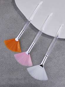 Bộ 5 cọ đắp mặt nạ hình quạt lông mềm, cọ phủ axit, dụng cụ chăm sóc da mỹ phẩm, thích hợp cho mặt nạ bùn. - Nhiều màu - Xem 7