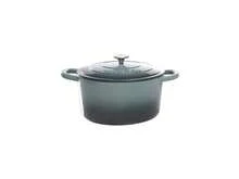 Crock-Pot Crock Pot 69143.02 Artisan 7 Quart Enameled Cast Iron Round Dutch Oven, Slate Gray - 查看 1