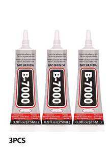 Keo dán đá B-7000, 15/25/50/110ML (3.7 Fl Oz), Keo dán trong suốt siêu chắc, chất lượng cao dùng trong chế tác trang sức, chống thấm nước, dẻo dai, thích hợp cho vải, điện thoại, làm trang sức. - Keo B7000 - Xem 16