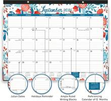 2026 Desk Calendar - Calendar From January 2026 - December 2026,12 Months Desk Pad Calendar, 148" X 114", Desk Pad, Large Ruled Blocks - White - View 3