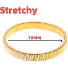Pulsera de cadena de serpiente apilable en espiral,44323819 - Multicolor - Ver 2