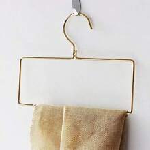 1 pieza/2 piezas/5 piezas/10 piezas Percha multifuncional de hierro dorado estilo nórdico para toallas, bufandas y ropa - Dorado - Ver 6