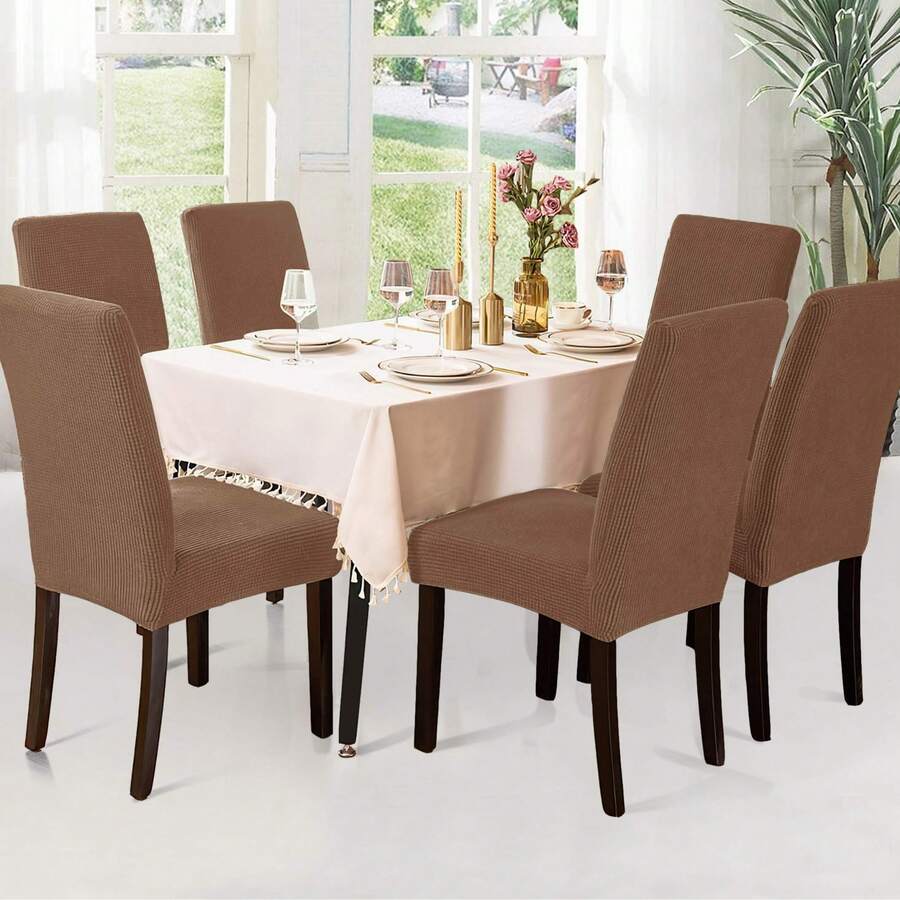 Chair Covers - Brown - View 1