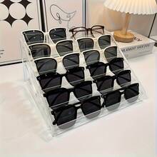 5/4/3 Tier Detachable Multi-Functional Storage Rack, Suitable For Storing Perfume, Cosmetics, Glasses, Nail Polish, Etc. Acrylic Material, Large Capacity Design, Suitable For Use In Vacation, Beach, Bathroom, Bedroom And Other Scenarios. - Multicolor - View 9