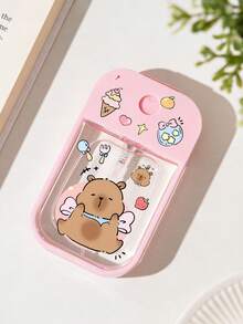 New Cute Capybara Pattern Transparent PET Card Spray Bottle, Perfume Spray Bottle, Makeup Remover Liquid Refill Bottle, Moisturizing Spray Bottle, Suitable For Nail Polish, Makeup Remover, Toner And Cleansers - Multicolor - View 7