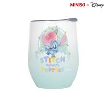 MINISO X Disney Lilo & Stitch Ice Cream Dessert Insulated Stainless Steel Eggshell Tumbler With Lid,Double-Walled Vacuum Cup For Coffee,Wine,Drinks - Multicolor - View 4