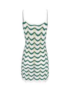 Women's Summer Bohemian Ombre Hollow-Out Sexy Sheer Cover-Up Camisole Mini Dress Vacation Beach - Nhiều màu - Xem 7