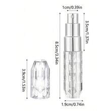 1pc Portable Mini Refillable Perfume Atomizer Bottle Atomizer Travel Size Spray Bottles Accessories 5ml/0.2oz Travel Essentials Travel Organizer For Beach Summer Vacation Back To School Travel Essentials ,Travel Organizer For Beach ,Summer Vacation Back To School School Supplies Holiday Camping Holiday Essentials Perfume For Women Perfume For Men Travel Accessories Travel Must Haves School Accessories Stuff Back To School Supplies - 銀色 - 查看 5