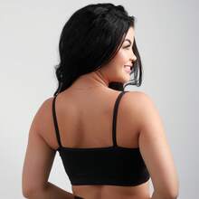 Basic Tank Top With Elastic And Lining - Premium Comfort - Gym, Workout - Black - View 2