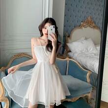 Women Midi Dresses - 粉紅色 [無彈性] - 查看 10