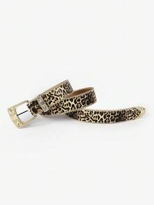 1pc Floral PU Leather Casual Belt For Women, With Fashionable Metal Buckle, Studded Decoration, Versatile Everyday Wear Halloween Leopard Print Summer, School Fall, Autumn, Halloween - Nhiều màu - Xem 3