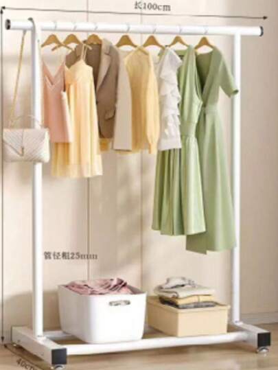 Arara Closet Cabideiro De Metal Organizador Roupa Grande