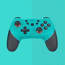 Byteuni 1pc 无线游戏手柄，兼容 Switch/Lite/OLED/Switch 2 Pro，Switch 摇杆游戏手柄，内置 550mAh 电池，支持唤醒、陀螺仪轴、连发、双震动和截图功能（升级版） - 彩色 - 查看 19