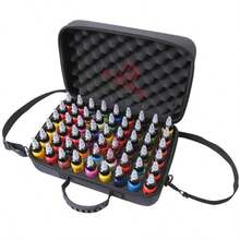naom Tattoo Ink Storage Case, Portable Tattoo Ink Storage Case. It Can Hold 54 1-Ounce Ink Bottles, Preventing Leaks And Drying Out. Suitable For Both Beginners And Professional Tattoo Artists. Ink And Tattoo Supplies Not Included. - View 8