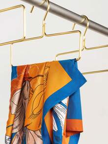 10pcs Nordic Style Golden Metal Clothing Rack, Multi-Functional Hanger For Clothes, Towels, Scarves - Gold - View 3
