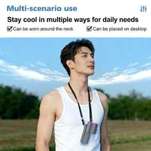 Portable Handheld Mini Fan - Rechargeable, Handheld Fan, USB Charging Small Fan, Ideal Gift, Suitable For Outdoor/Camping, Perfect Eid Al-Fitr Gift - Multicolor - View 10