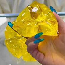 柔软蜂蜜芝士方形减压玩具，超柔软仿真芝士挤压玩具，成人趣味减压感官玩具，适合作为生日节日礼物 - 彩色 - 查看 11