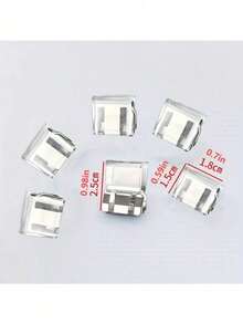 2/4/5/6/10/12/15/20/25/30/35/50个装裤腿缩短隐形固定夹，防拖裤脚，免缝隐藏式扣环腿部闭合装置，防拖地裤脚扣 - 彩色 - 查看 8