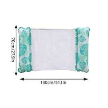1/2pcs Inflatable Floating Bed, Foldable Maple Leaf Floating Mat, Swimming Pool Hammock, Inflatable Floating Lounger, Swimming Accessories, Water Relaxation Floating Mat - Multicolor - View 10