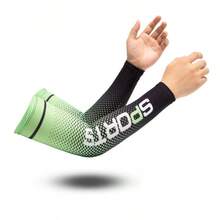 3 paires de manchettes de bras pour le cyclisme et le fitness d'été, protection UV, manchettes de glace, protège-bras anti-UV - A - Voir 4