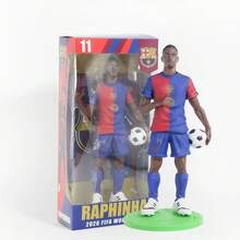 FIFA 2026 Figurine de la Coupe du Monde de Football, Décoration de bureau sur le thème du terrain de football, Cadeau de fête, Cadeau d'anniversaire, Maillot d'équipe, Poupée de football bébé de dessin animé, Léger, Durable, Résistant aux rayures, Convient pour le jour du match, la prise de photo, les déplacements, les voyages, la maison, le bureau, l'entrée, la collection de fans de sport, Cadeau pour les fans de football - Multicolore - Voir 12