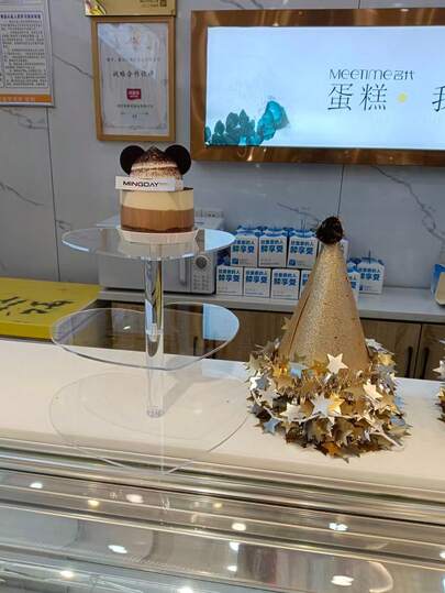 1套透明亚克力心形/圆形/方形纸杯蛋糕架，婚礼纸杯蛋糕塔，甜品桌纸杯蛋糕展示架，生日派对多层纸杯蛋糕架，1套2/3/4/5/6层多功能展示架，心形亚克力蛋糕架，多层甜品食品架，餐具，托盘和盘子配件