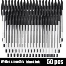 10/20/30/50支装中性笔，蓝/黑墨水，耐用便携，办公用品，文具（黑色） - 套裝 - 查看 11