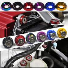 20pcs M6 Anodized Aluminum Washers (10 Sets) And Bolt Sets (10 Sets), Suitable For Automotive And Motorcycle Bumper Engine Recessed Screws, Decorative Screws And Washers In Multiple Colors, Car Modification Washers M6 Screws JDM Screws Battery Washers, Automotive Parts Motorcycle Parts RV SUV Truck - Screw - View 13