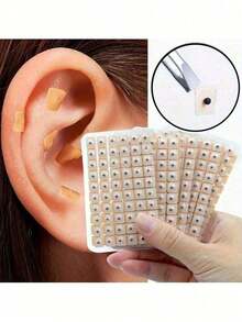 Ear Acupressure Point Massage Therapy Patch Set - Multicolor - View 2