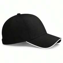 2026 New Model 1pc Cowboy Cat Meowdy Logo Baseball Cap, Unisex, Fashionable And Versatile, Suitable For Outdoor Street Casual Sports, Dating, Travel, Cycling, Truck Driver Lightweight Hat, High-E - 黑色 - 查看 2
