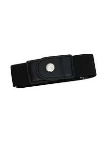2pcs Unisex Elastic Waist Belt Without Buckle - Multicolor - View 6
