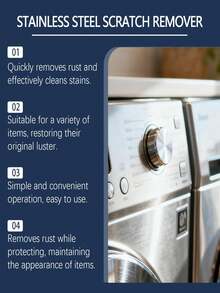 JAYSUING Stainless Steel Scratch Remover, Suitable For Cleaning Barbecue Racks, Ovens And Other Cookware, Effectively Removes Stains And Restores The Bright Appearance Of Stainless Steel Items In The Kitchen - Liquid - View 6