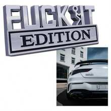 IT Edition Emblem Car Exterior Emblems Badge 3D Side Fender Rear Sticker Decal Cool Badge Decoration Decal For Men And Women Vehicle Exterior Replacement Accessories For SUV Truck Laptop D - D - 查看 5