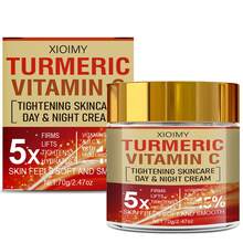 Xioimy 姜黄维生素C日夜霜 - 5倍紧致柔滑，保湿滋润，蕴含透明质酸、胶原蛋白、维生素C、胶原蛋白、视黄醇，均匀肤色，清爽不油腻，适合所有肤质 - 數量 - 查看 10