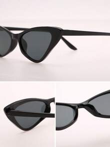 一副男女通用的经典复古塑料猫眼眼镜，适合街头摄影、派对、度假和音乐节等场合佩戴。 - 彩色 - 查看 7