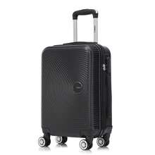 YONSLY Large Black Suitcase 20/24/28 Inches With 4 Wheels 360° Mesh Pocket Combination Lock Soft Rubber Handle Suitcase Set Suitcase For Vacation - Black - View 11