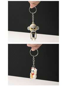 50pcs Metal Blank Keychain, Detachable Keyring, Key Holder, Key Chain, Key Pendant - Keychain - View 5