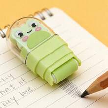 4pcs Cute, Durable And Precise Space Pet Erasers, Convenient To Use Anytime Anywhere! - Animal Shapes - View 4