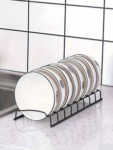 Stainless Steel Dish Rack Built-In Utensil Storage Finish Kitchen Counter Storage Shelf For Storing Bowls And Plates A Pull-Out Drawer Type With Built-In Drying And Sterilizing Features Clean And Tidy Kitchen Essentials Kitchen Accessories - Multicolor - View 4