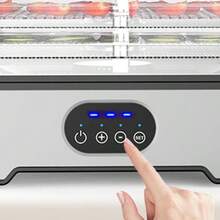 OBOVAY Pengering Makanan Elektrik 5 Tingkat dengan Timer Digital dan Kontrol Suhu, Cocok untuk Membuat Camilan Sehat, Buah-buahan, Sayuran, Daging, Rempah-rempah, dan Makanan Hewan Peliharaan - MultiWarna - View 10